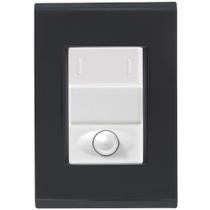 Cj Interruptor paralelo + Dimmer ajustável Liz Grafite Tramontina completo pronto Cj Interruptor paralelo + Dimmer ajustável Liz Grafite Tramontina completo pronto