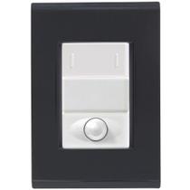 Cj Interruptor Paralelo + Dimmer Ajustável Liz Grafite Tramontina Completo Pronto Tramontina