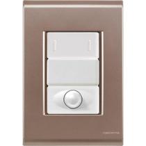 Cj Interruptor Paralelo + Dimmer Ajustável Liz Ouro Velho Tramontina Completo Pronto Tramontina
