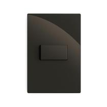 Cj interruptor paralelo horizontal recta chocolate gloss brilhante Cj interruptor paralelo horizontal recta chocolate gloss brilhante