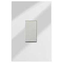 Cj Interruptor Paralelo Vertical 4X2 - Recta Espelhada Gloss