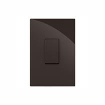 Cj interruptor paralelo vertical recta chocolate gloss brilhante Cj interruptor paralelo vertical recta chocolate gloss brilhante