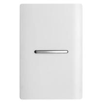 Cj Interruptor Pulsador Campainha Horizontal Suporte 4X2