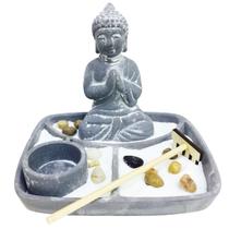 Cj Jardim Zen Concreto Buddha Cinza 4590 Lyor