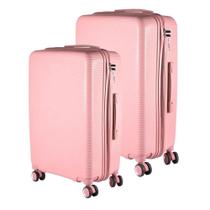 Cj Mala 35Kg + Mala 23Kg Polipropileno Inquebrável Rose Cj Mala 35Kg + Mala 23Kg Polipropileno Inquebrável Rose