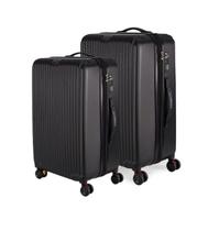 Cj Malas ABS 2 Peças P e M com Rodas 360 - AeroMalas Ouro Preto Cj Malas ABS 2 Peças P e M com Rodas 360 - AeroMalas Ouro Preto