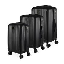 Cj. Malas ABS 3 Pecas P/M/G Rodas 360 - AeroMalas Coreia do Sul Cj. Malas ABS 3 Pecas P/M/G Rodas 360 - AeroMalas Coreia do Sul