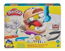 Cj Massinha 8 Potes Play-doh Brincando Dentista Hasbro F1259