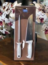 Cj p/churrasco 2pc precision faca+chaira Cj p/churrasco 2pc precision faca+chaira
