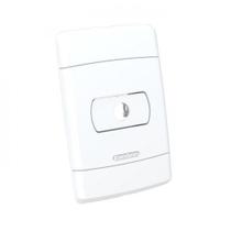 Cj Placa Furo 4X2 - Enerbras Neo Sottile Branco - En5111-E2