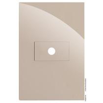 Cj Placa Furo Horizontal 4x2 - Recta Areia Gloss - BLux Home Cj Placa Furo Horizontal 4x2 - Recta Areia Gloss - BLux Home