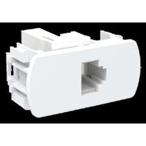 Cj Rj11 4 Fios (Telefone) 4X2 - Enerbras Neo Sottile Branco