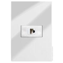 Cj Rj45 Cat5 (Internet) Hor. 4X2 - Recta Espelhada Gloss Cj Rj45 Cat5 (Internet) Hor. 4X2 - Recta Espelhada Gloss