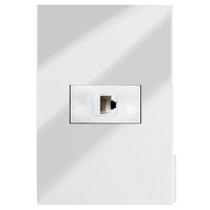 Cj Rj45 Cat5 (Internet) Hor. 4X2 - Recta Espelhada Gloss Cj Rj45 Cat5 (Internet) Hor. 4X2 - Recta Espelhada Gloss