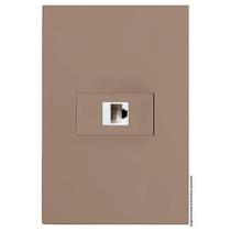 Cj Rj45 Cat6 (Internet) Hor. 4X2 - Recta Fendi Satin Fosco Cj Rj45 Cat6 (Internet) Hor. 4X2 - Recta Fendi Satin Fosco