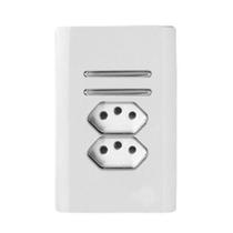 Cj (Sim.+Para.)+2Tom. 10A(Especial)4X2 Novara Branco Cromado Cj (Sim.+Para.)+2Tom. 10A(Especial)4X2 Novara Branco Cromado