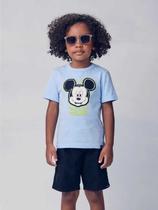 Cj t-shirt e bermuda mickey azul youccie Cj t-shirt e bermuda mickey azul youccie