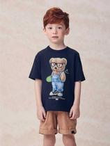 Cj t-shirt e bermuda urso youccie