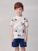 Cj t-shirt estampada e bermuda mickey youccie