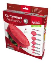 CJ. TAMPAS DE SILICONE 6 PCs SIL5647-VM - Euro