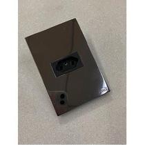 Cj Tomada 20A Horizontal 4X2 - Recta Espelhada Fume Grafite Cj Tomada 20A Horizontal 4X2 - Recta Espelhada Fume Grafite