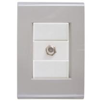 Cj Tomada Conexão Tv Sat Coaxial Liz Fendi Tramontina Completo Pronto Tramontina