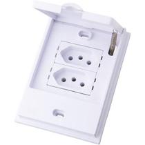 Cj Tomada Dupla 20A - Blux B.L'Acqua Branco