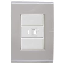 Cj Tomada RJ45 RJ 45 Ethernet Liz Fendi Tramontina completo pronto