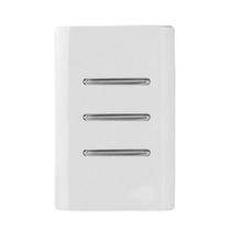 Cj Triplo ( 2 Simples+1 Paralelo ) 4X2 Novara Branco Cromado Cj Triplo ( 2 Simples+1 Paralelo ) 4X2 Novara Branco Cromado