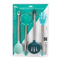 Cj utensilios 4pc verde hercules Cj utensilios 4pc verde hercules