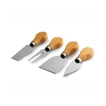 Cj utensilios p/ queijo bambu 12x3x1,5cm