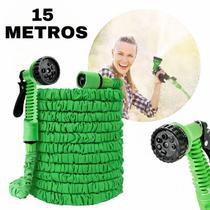 CJL Home Mangueira Expansível com Bico 7 Jatos Flexível, Antidobra para Jardinagem e Lavagem Verde