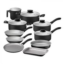 Cjt pan 10pcs linz pt tramontina Cjt pan 10pcs linz pt tramontina