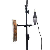 Clamp de pedestal Descanço Para Percussão + microfone C9 ASK
