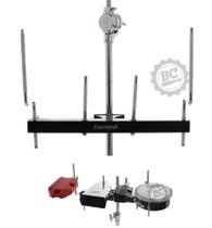 Clamp de Percussão Quádruplo Liverpool Mini Rack para Fixar 4 Acessórios na Estante (11172) Clamp de Percussão Quádruplo Liverpool Mini Rack para Fixar 4 Acessórios na Estante (11172)