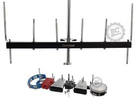 Clamp de Percussão Sêxtuplo Liverpool Mini Rack para Fixar 6 Acessórios na Estante (11173) Clamp de Percussão Sêxtuplo Liverpool Mini Rack para Fixar 6 Acessórios na Estante (11173)