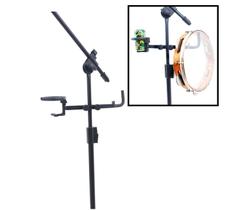 Clamp Duplo p/ Suporte descanso Pandeiro e Copo - ASK