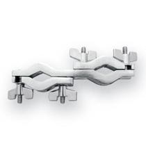 Clamp Duplo para Bateria SC-BGC Duas Vias Hastes 1-2 Polegada Cromado Gibraltar