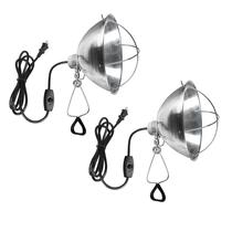 Clamp Lamp Light Simple Deluxe com base de cerâmica, pacote com 2 Clamp Lamp Light Simple Deluxe com base de cerâmica, pacote com 2