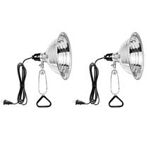 Clamp Light Simple Deluxe com refletor de 8,5 polegadas, pacote com 2 unidades de 150 W