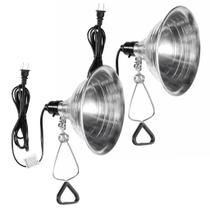 Clamp Light Simple Deluxe com refletor de 8,5 polegadas, pacote com 2 unidades de 150 W