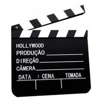 Claquete De Cinema Para Filmagem Ou Decoração 30Cm - Telas E Telas Magazine