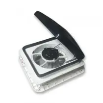 Clarabóia 28x28 C/ Exaustor E Ventilador 3 Veloc - Motorhome Clarabóia 28x28 C/ Exaustor E Ventilador 3 Veloc - Motorhome