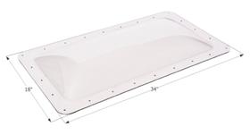 Claraboia para RV ICON Cúpula Transparente 46x86 cm 10 cm