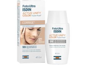 Clareador e Protetor Solar Isdin Foto Ultra Active Unify Color FPS 99 50ml Clareador e Protetor Solar Isdin Foto Ultra Active Unify Color FPS 99 50ml