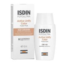 Clareador Facial Com Cor Isdin - FotoUltra Active Unify Fusion Fluid Color FPS 99