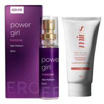 Clareador Virilha Axila Corpo e Perfume Feromonio Power Girl