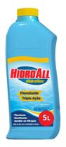 Clarificante floculante hidrofloc 5 LITROS - tripla ação - Hidroall