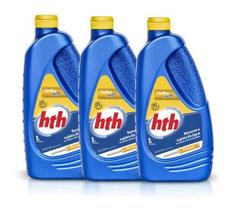 Clarificante Maxfloc Removedor De Sujeiras Kit C/3 Litros - HTH