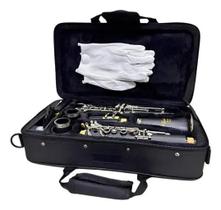 Clarinete 17 Chaves Niqueladas Si Bemol Vivace Vcl30 Preto Clarinete 17 Chaves Niqueladas Si Bemol Vivace Vcl30 Preto
